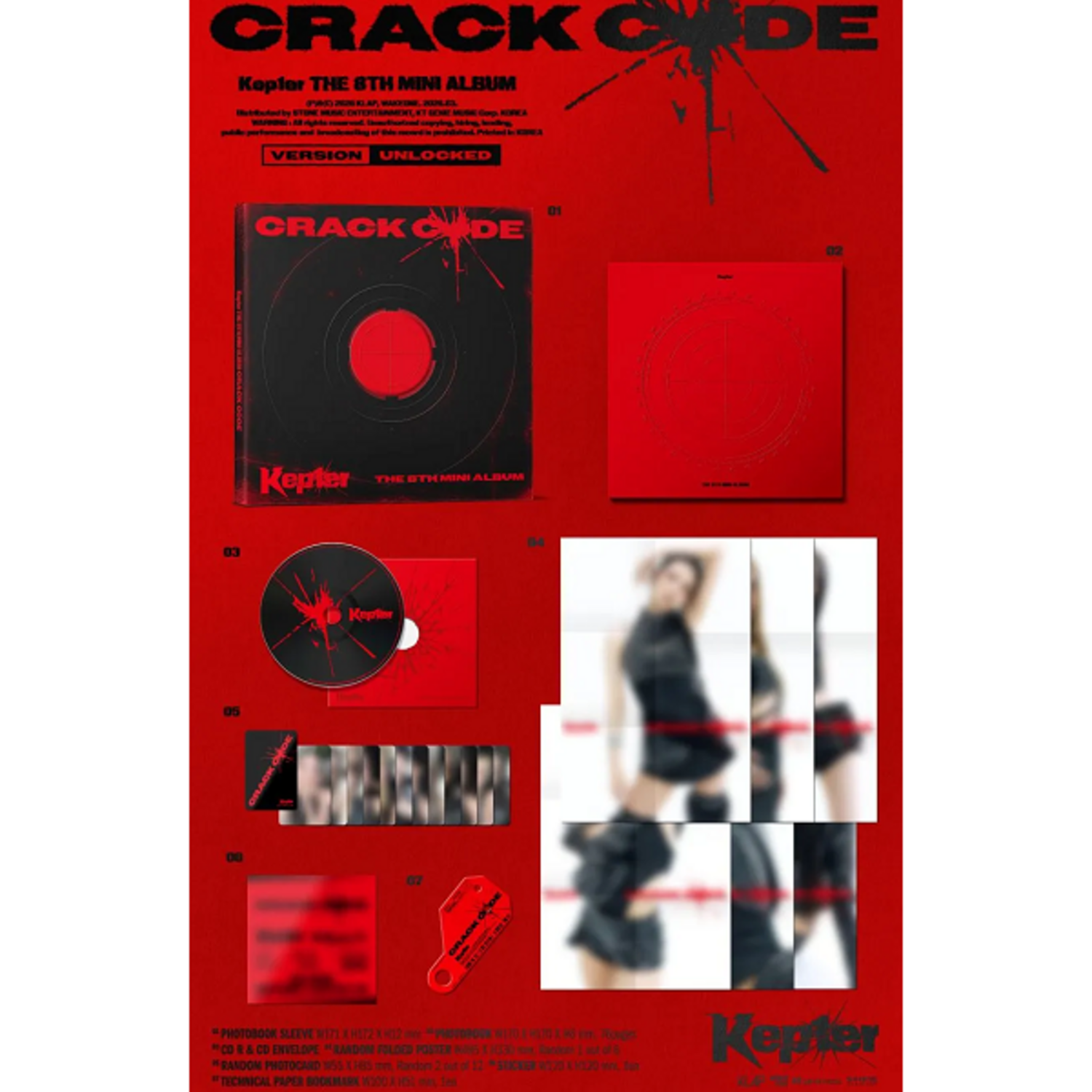 kep1er crack code タワレコ ラキドロ 6種 KEP1ER (케플러) - CRACK CODE - 8TH MINI ALBUM - SUPER DRAGON TOYS