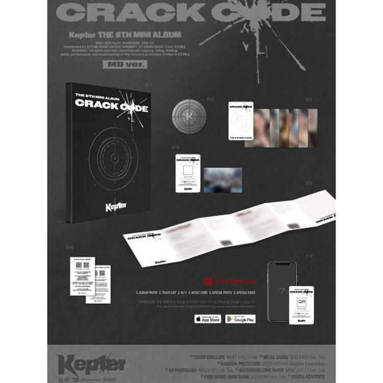 KEP1ER (케플러) - CRACK CODE - [MD VER.] - 8TH MINI ALBUM