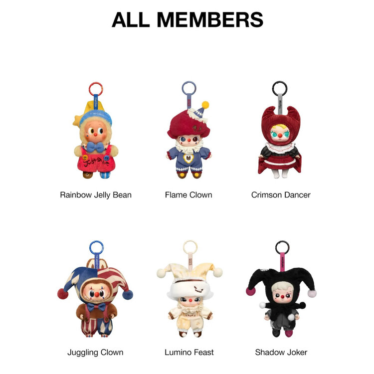 POP MART POP MART - WHY SO SERIOUS ? SERIES - VINYL PLUSH PENDANT BLINDBOX