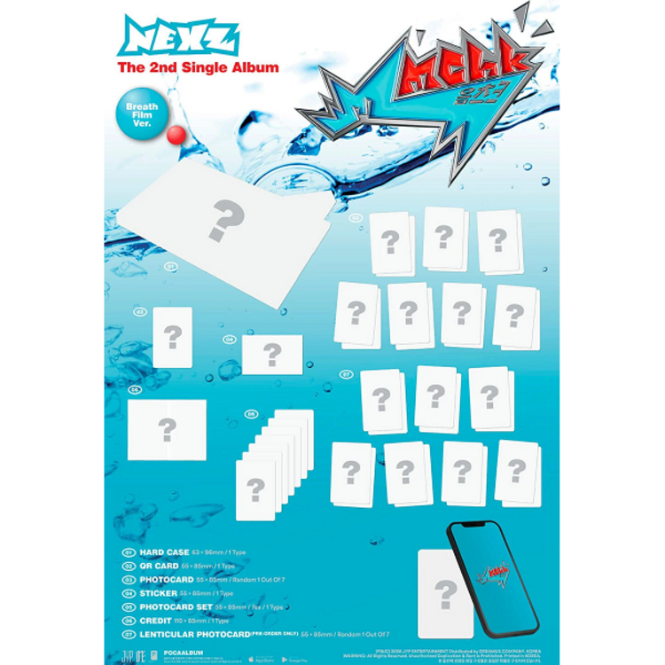 [PREORDER] NEXZ (넥스지) - MMCHK - [BREATH FILM VER.] - 2ND SINGLE ALBUM