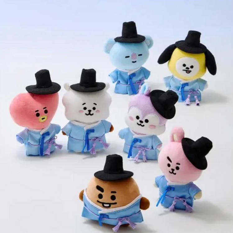 [PREORDER] BTS (방탄소년단) - BT21 PLUSH KEYRING K-SEONBI