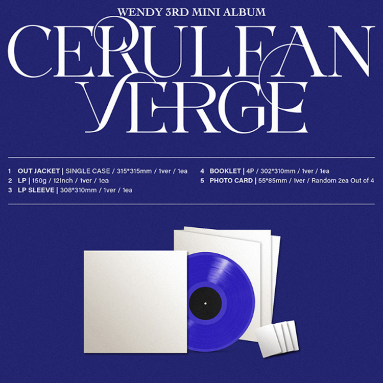 WENDY (웬디) [RED VELVET] - CERULEAN VERGE - 3RD MINI ALBUM (VINYL)