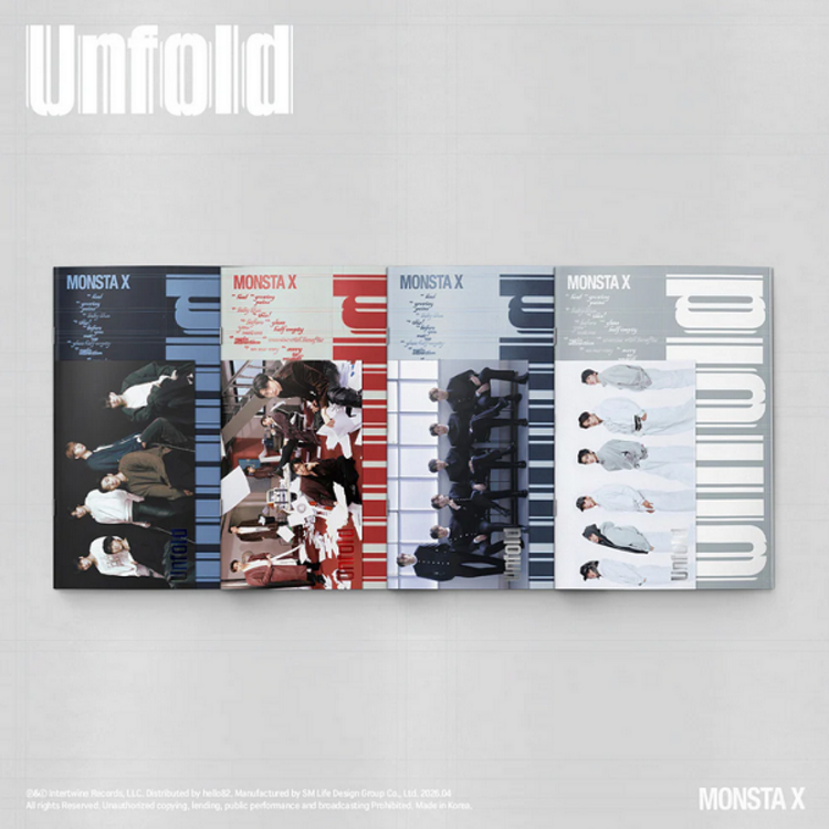 MONSTA X (몬스타엑스) - UNFOLD - 1ST ENGLISH STUDIO ALBUM