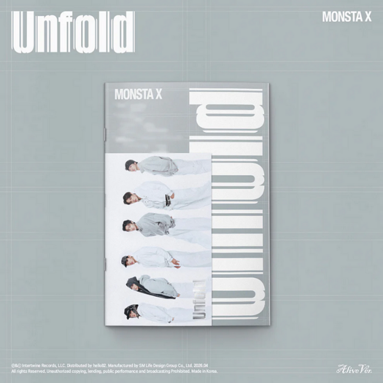 MONSTA X (몬스타엑스) - UNFOLD - 1ST ENGLISH STUDIO ALBUM