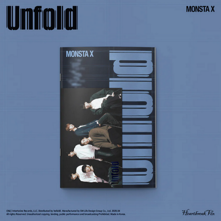MONSTA X (몬스타엑스) - UNFOLD - 1ST ENGLISH STUDIO ALBUM