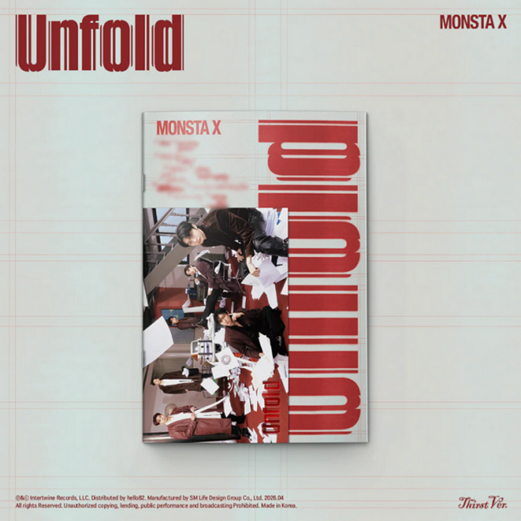 MONSTA X (몬스타엑스) - UNFOLD - 1ST ENGLISH STUDIO ALBUM