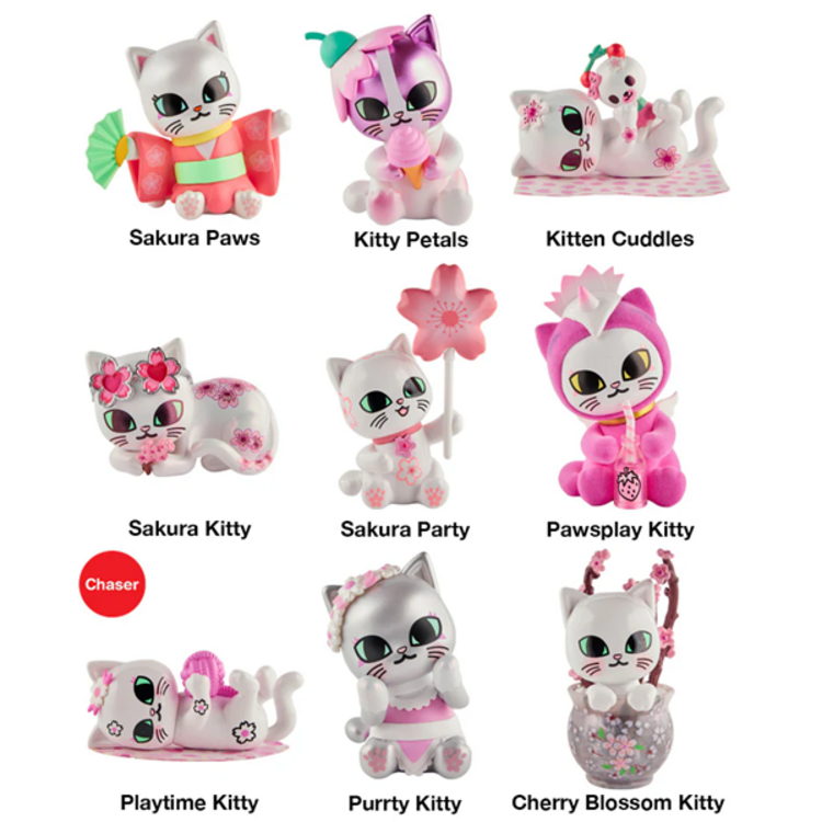TOKIDOKI TOKIDOKI - CHERRY BLOSSOM CATS - BLINDBOX FIGURE