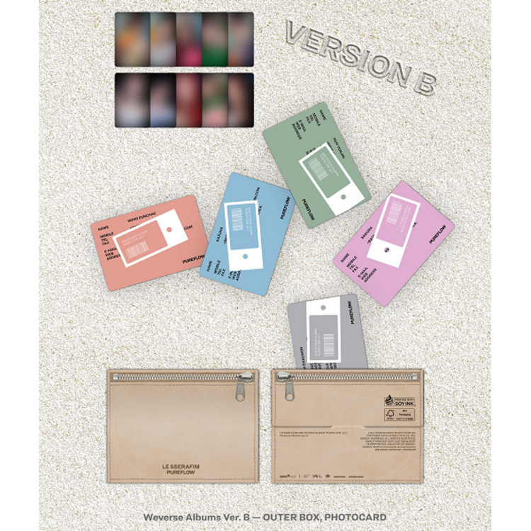 [PREORDER] LE SSERAFIM (르세라핌) - PUREFLOW PT.1 - [WEVERSE ALBUM] - 2ND STUDIO ALBUM