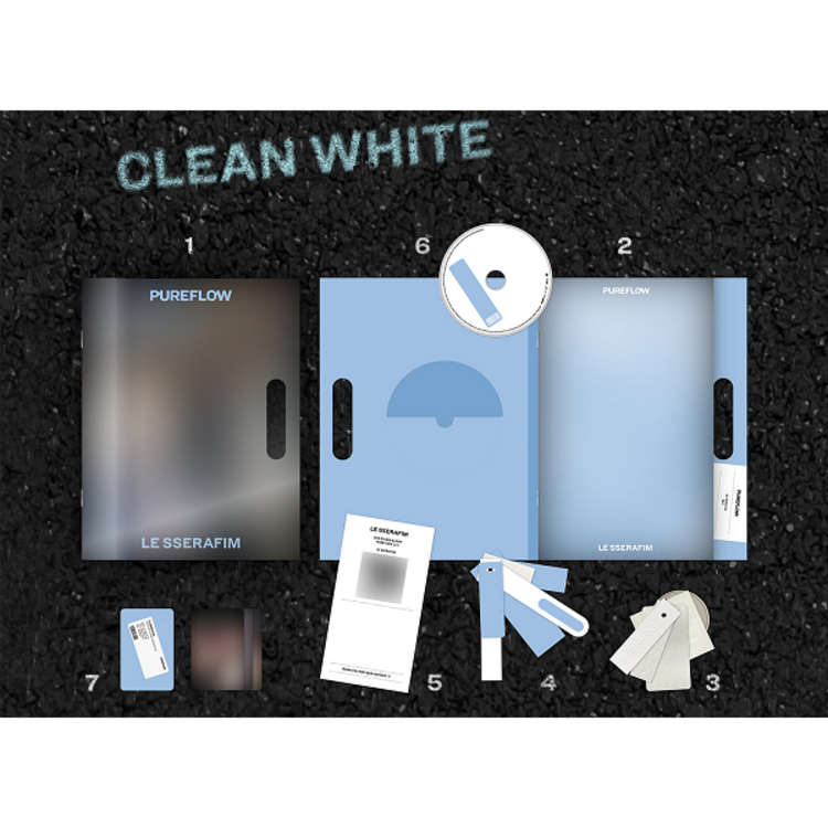 [PREORDER] LE SSERAFIM (르세라핌) - PUREFLOW PT.1 - [COMPACT VER.] - 2ND STUDIO ALBUM