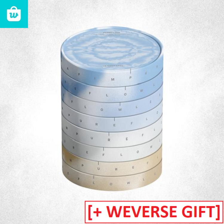 [PREORDER] LE SSERAFIM (르세라핌) - PUREFLOW PT.1 - 2ND STUDIO ALBUM + [WEVERSE GIFT]