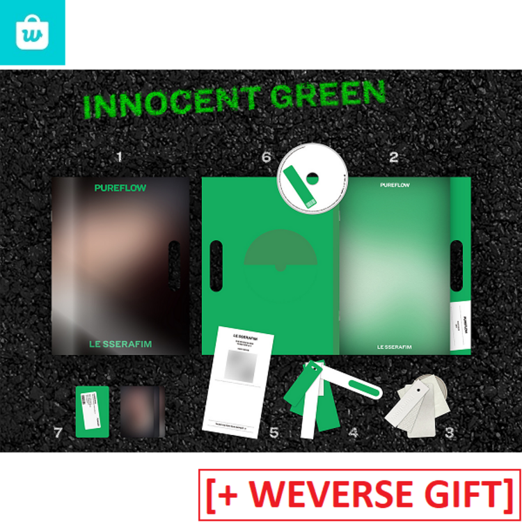 [PREORDER] LE SSERAFIM (르세라핌) - PUREFLOW PT.1 - [COMPACT VER.] - 2ND STUDIO ALBUM + [WEVERSE GIFT]