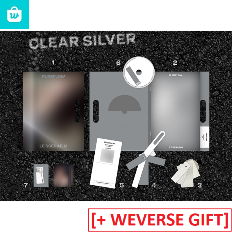 [PREORDER] LE SSERAFIM (르세라핌) - PUREFLOW PT.1 - [COMPACT VER.] - 2ND STUDIO ALBUM + [WEVERSE GIFT]