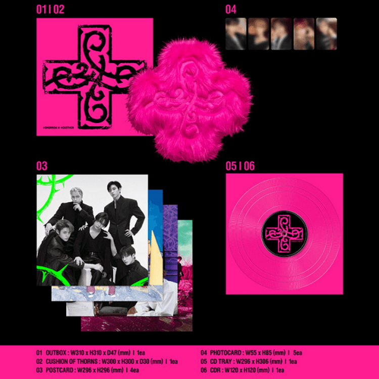 [PREORDER] TXT (투모로우바이투게더) - 7TH YEAR : A MOMENT OF STILLNESS IN THE THORNS - [CUSHION OF THORNS / LIMITED VER.] - 8TH MINI ALBUM