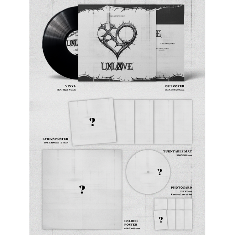 XLOV (엑스러브) - [UXLXVE] - 1ST MINI ALBUM (LP)