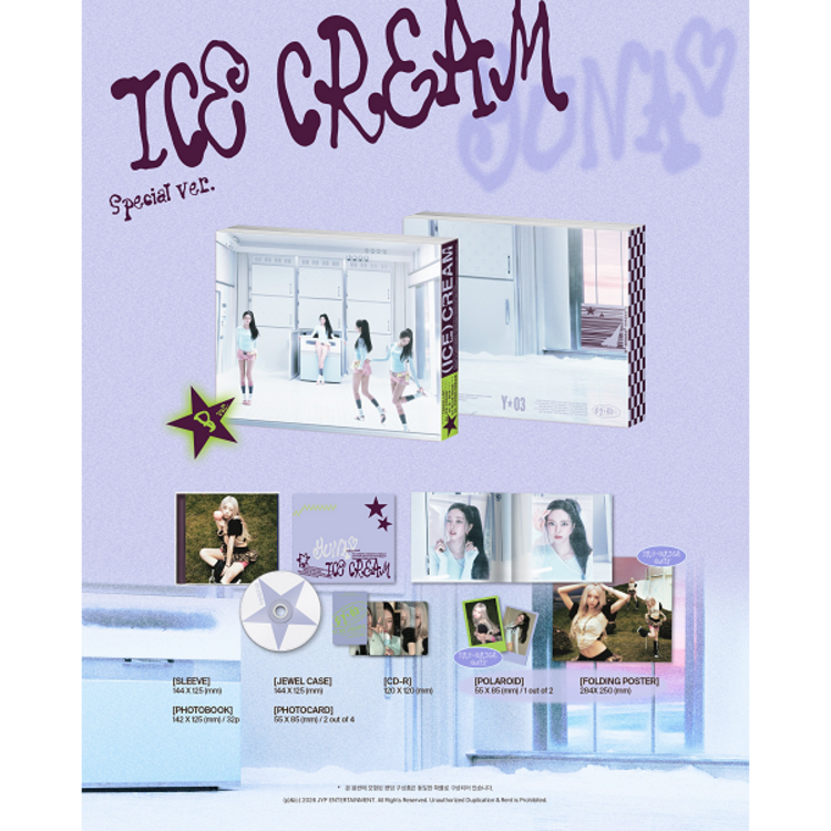 YUNA (신유나) [ITZY] - ICE CREAM - [SPECIAL VER.] - 1ST EP