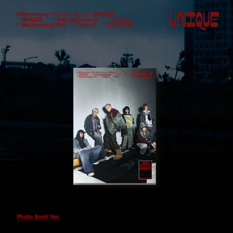 P1HARMONY (피원하모니)  - UNIQUE - 9TH MINI ALBUM