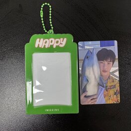 JIN (김석진) [BTS] - HAPPY - PHOTOCARD HOLDER + RANDOM JIN PHOTOCARD