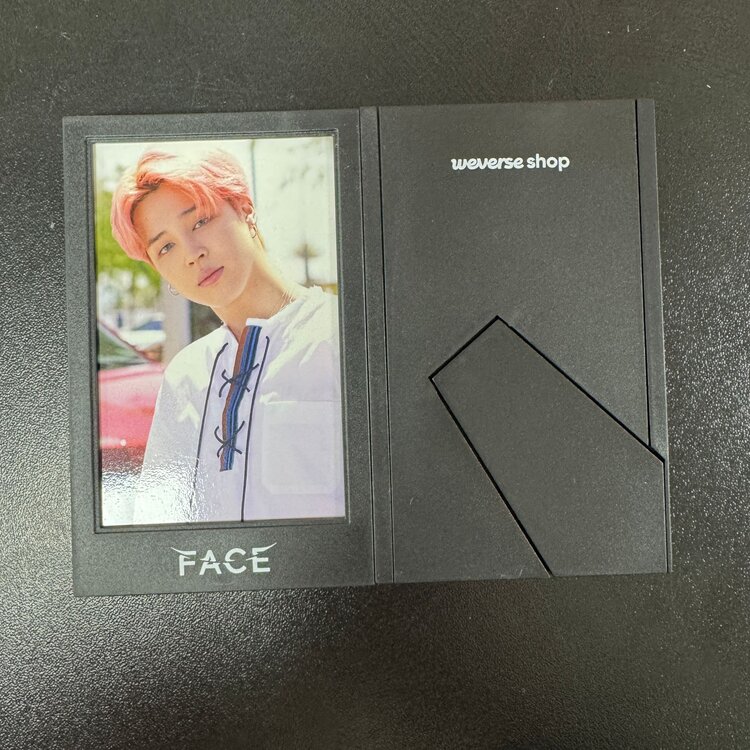 JIMIN (지민) [BTS] - FACE - PHOTOCARD FRAME + RANDOM JIMIN PHOTOCARD