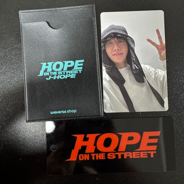 J-HOPE (제이홉) [BTS] - HOPE ON THE STREET VOL.1 - STICKY WALLET + RANDOM J-HOPE PHOTOCARD + BOOKMARK