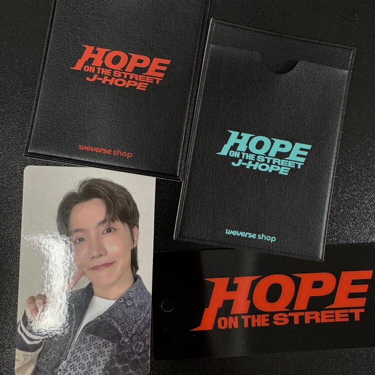 J-HOPE (제이홉) [BTS] - HOPE ON THE STREET VOL.1 - STICKY WALLET + RANDOM J-HOPE PHOTOCARD + BOOKMARK