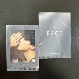 JIMIN (지민) [BTS] - FACE - PHOTOCARD SLEEVE + RANDOM JIMIN PHOTOCARD