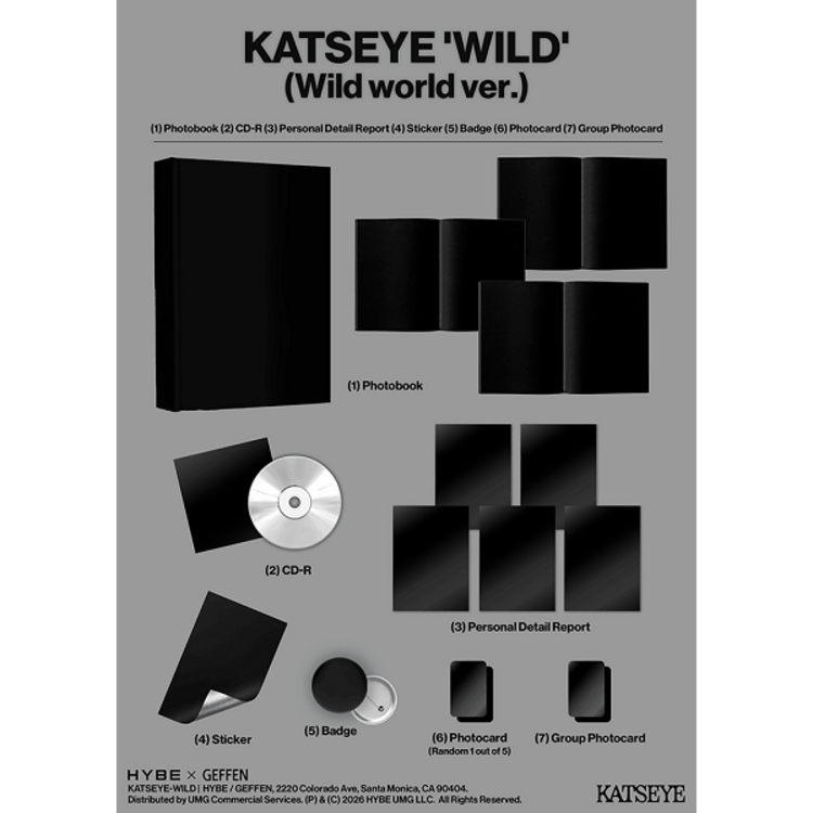[PREORDER] KATSEYE - WILD - 3RD EP