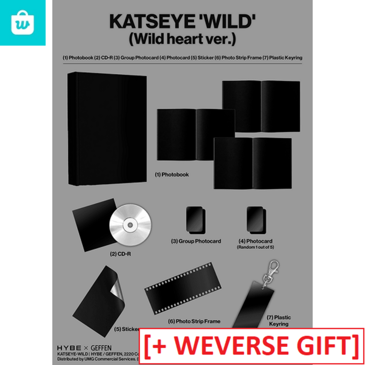 [PREORDER] KATSEYE - WILD - 3RD EP + [WEVERSE GIFT]