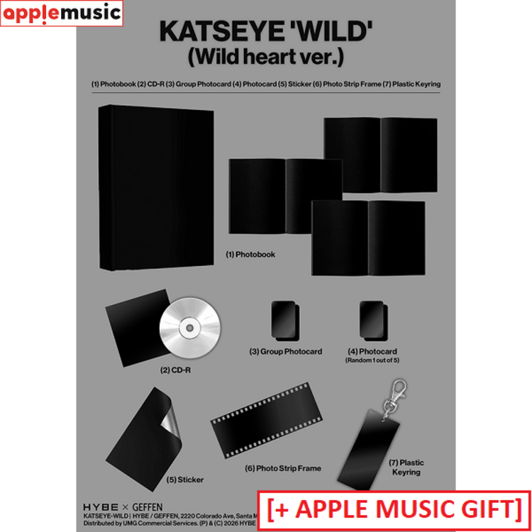 [PREORDER] KATSEYE - WILD - 3RD EP + [APPLE MUSIC GIFT]