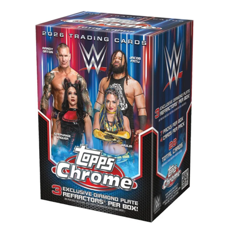 TOPPS CHROME - 2026 WWE - VALUE BOX