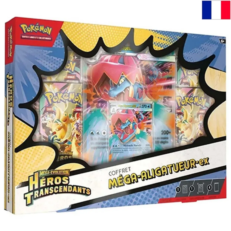 POKEMON TCG - [ME2.5] "HEROS TRANSCENDANTS" COFFRET MEGA-ALIGATUEUR EX (FR)