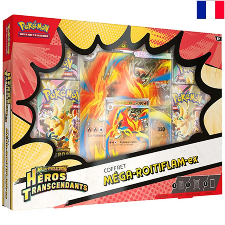 [PREORDER] POKEMON TCG - [ME2.5] "HEROS TRANSCENDANTS" COFFRET MEGA-ROITIFLAM EX (FR)