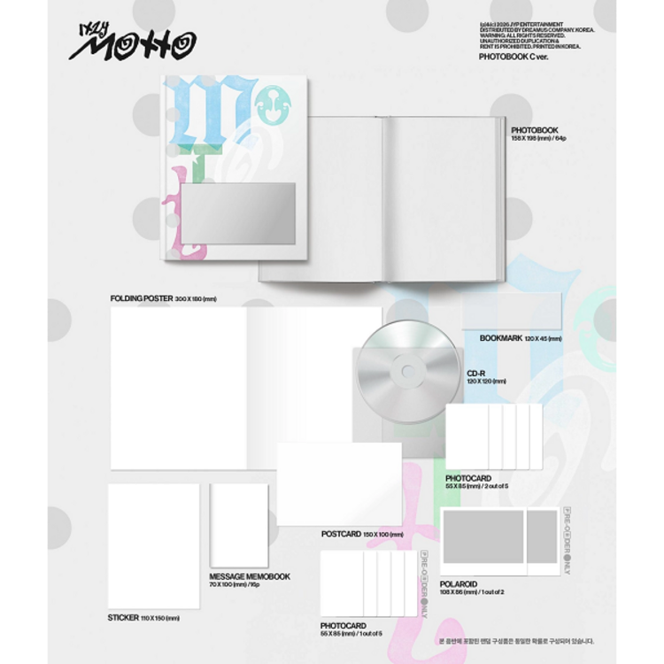 [PREORDER] ITZY (있지) - MOTTO - [PHOTOBOOK VER.] - 12TH MINI ALBUM