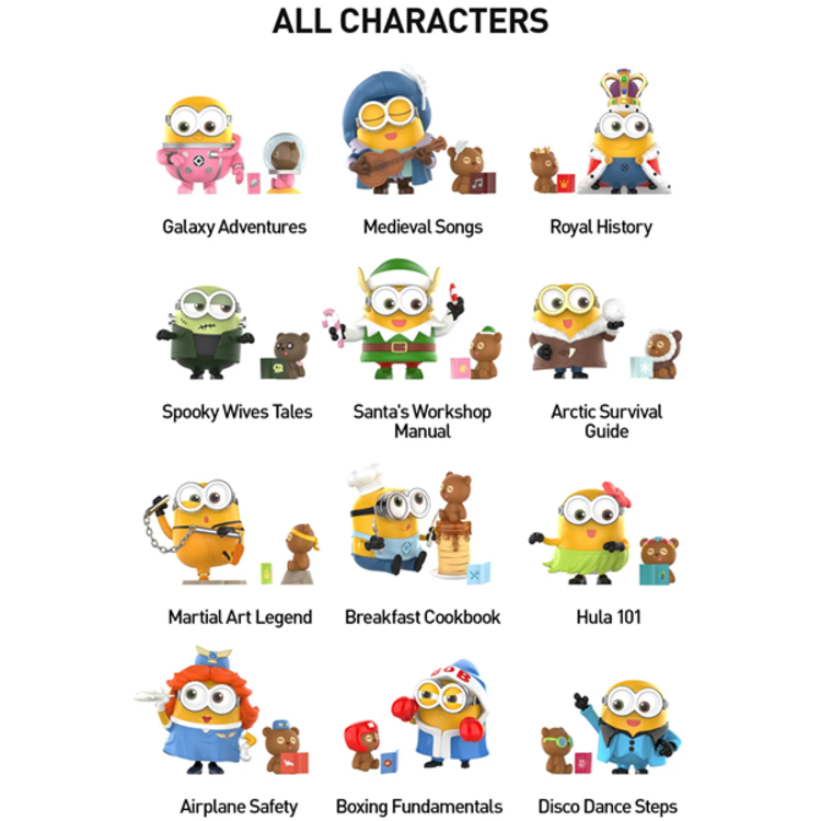 POP MART POP MART - MINIONS  [BEDTIME STORIES BY BOB AND TIM SERIES] - BLINDBOX