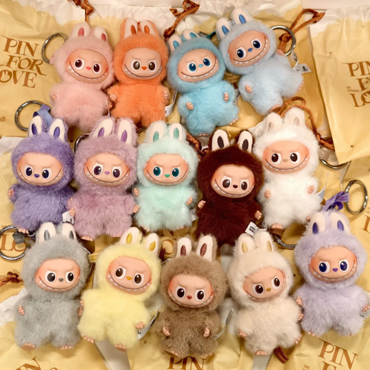 POP MART POP MART - THE MONSTERS "LABUBU" [PIN FOR LOVE A-M SERIES] - PLUSH PENDANT BLINDBOX