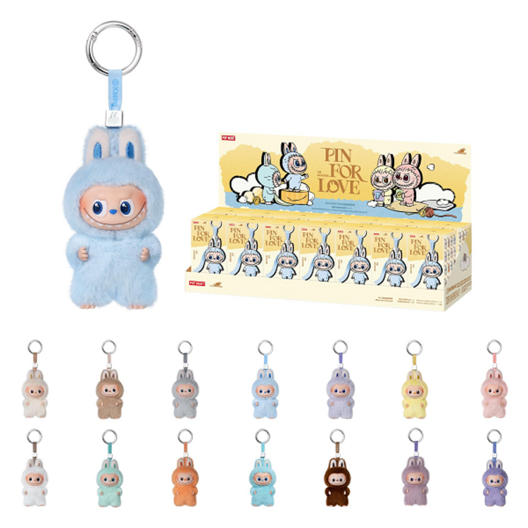 POP MART POP MART - THE MONSTERS "LABUBU" [PIN FOR LOVE A-M SERIES] - PLUSH PENDANT BLINDBOX