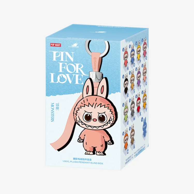 POP MART POP MART - THE MONSTERS "LABUBU" [PIN FOR LOVE N-Z SERIES] - PLUSH PENDANT BLINDBOX