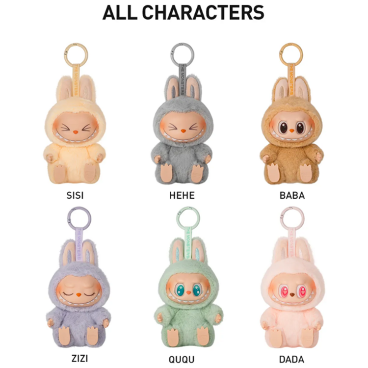 POP MART POP MART - THE MONSTERS [HAVE A SEAT SERIES] - PLUSH PENDANT BLINDBOX