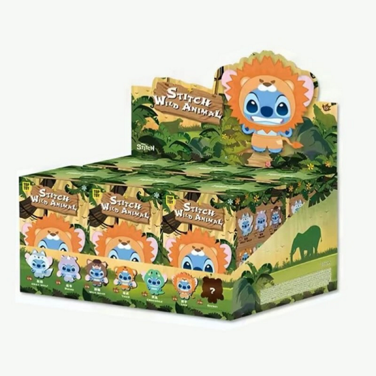 TOP TOY - STITCH [WILD ANIMAL] - BLINDBOX PLUSH KEYCHAIN