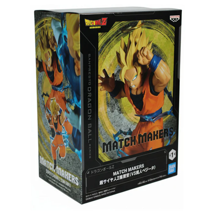 BANPRESTO DRAGON BALL Z - SUPER SAIYAN 2 GOKU - "MATCH MAKERS" FIGURE
