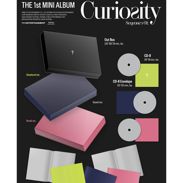 [PREORDER] AND2BLE (앤더블) - SEQUENCE 01 : CURIOSITY - 1ST MINI ALBUM