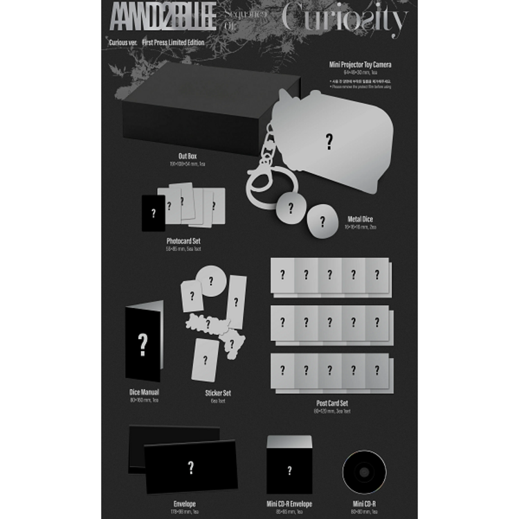 [PREORDER] AND2BLE (앤더블) - SEQUENCE 01 : CURIOSITY - [LIMITED / CURIOUS VER.] - 1ST MINI ALBUM