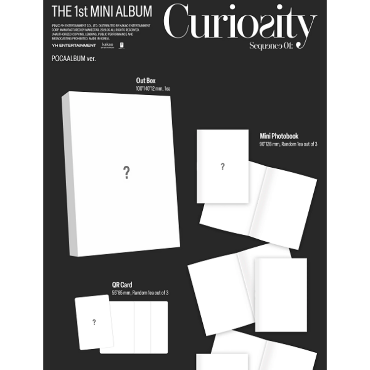[PREORDER] AND2BLE (앤더블) - SEQUENCE 01 : CURIOSITY - [POCA ALBUM] - 1ST MINI ALBUM