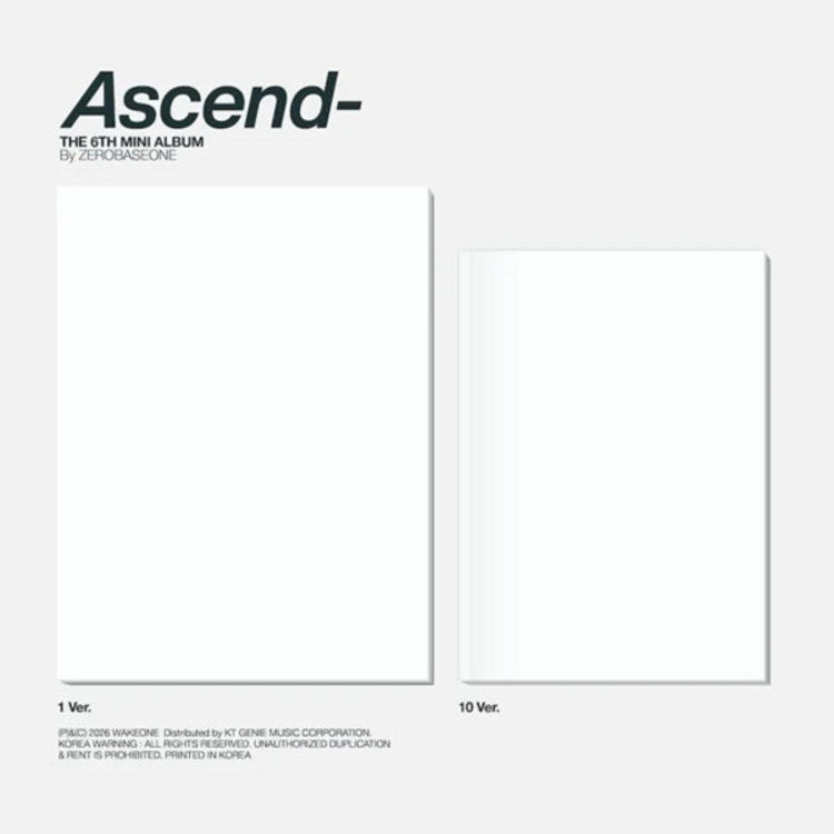 [PREORDER] ZEROBASEONE (제로베이스원) - [ASCEND-] - [PHOTOBOOK VER.] - 6TH MINI ALBUM