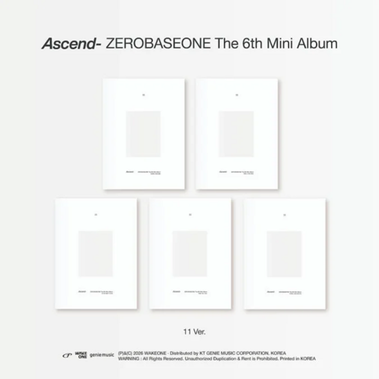 [PREORDER] ZEROBASEONE (제로베이스원) - [ASCEND-] - [11 VER.] - 6TH MINI ALBUM