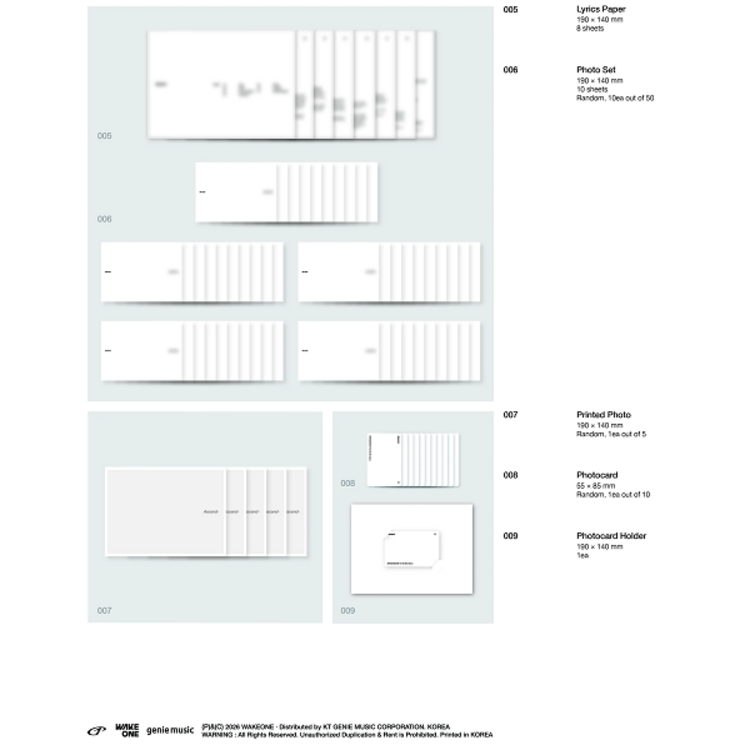 [PREORDER] ZEROBASEONE (제로베이스원) - [ASCEND-] - [11 VER.] - 6TH MINI ALBUM