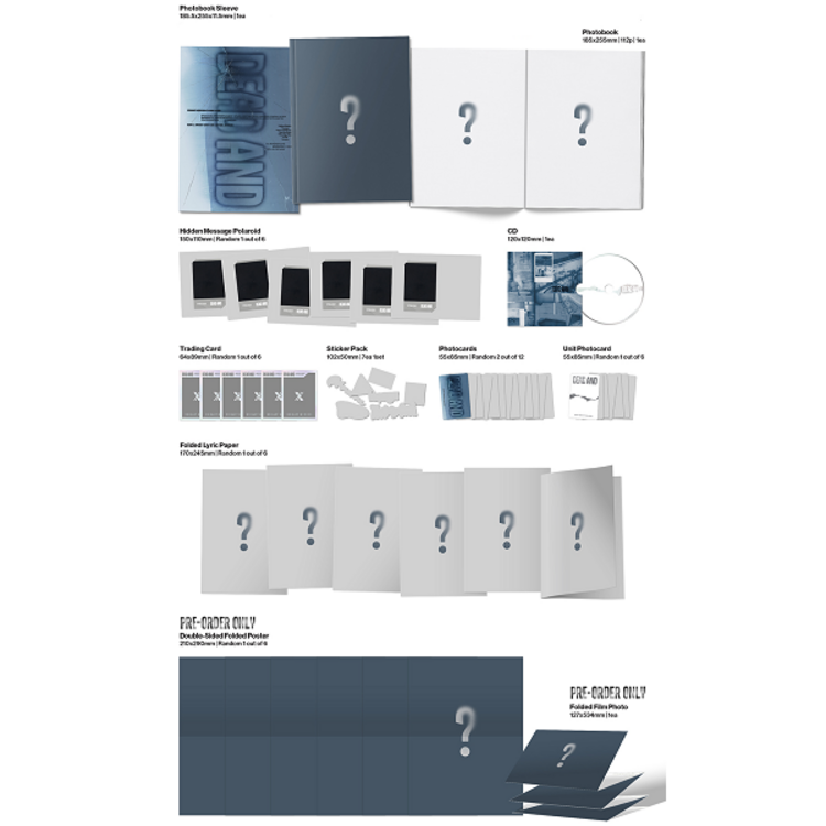 XDINARY HEROES (엑스디너리 히어로즈) - DEAD AND - 8TH MINI ALBUM + [APPLE MUSIC PHOTOCARD]