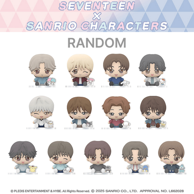 SEVENTEEN (세븐틴) - SEVENTEEN X SANRIO CHARACTERS COLLAB : RANDOM FIGURE - OFFICIAL MD