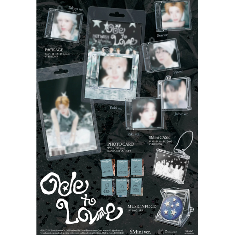 NCT WISH (엔시티 위시) - ODE TO LOVE - [SMINI VER.] - 1ST FULL ALBUM