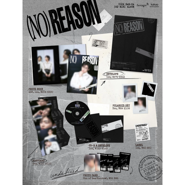[PREORDER] YOON SAN-HA (윤산하) [ASTRO] - NO REASON - 3RD MINI ALBUM