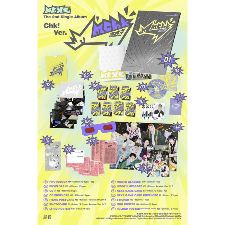 NEXZ (넥스지) - MMCHK - 2ND SINGLE ALBUM